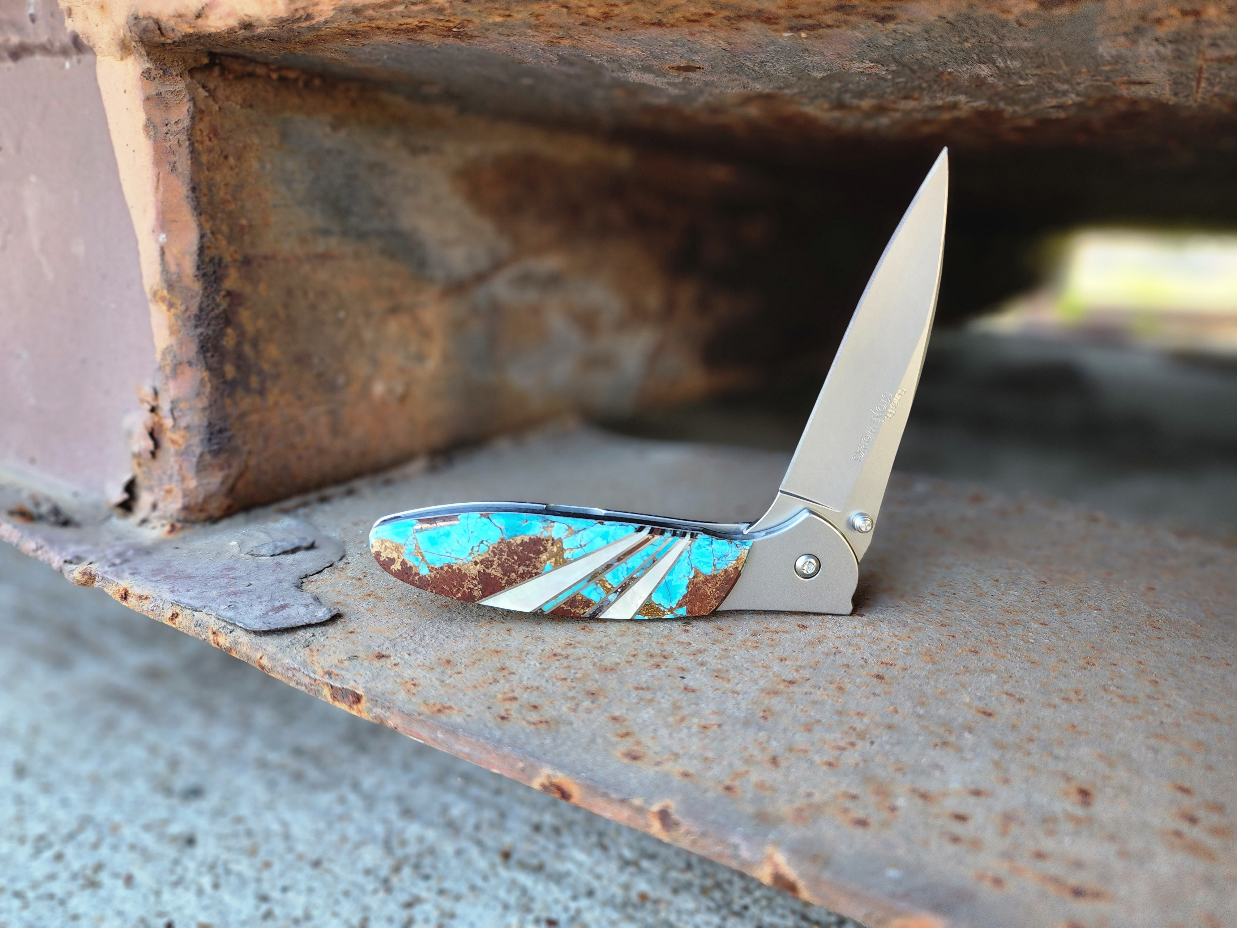 Lava Rock Bronze Mother of Pearl